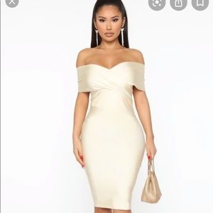 Dolled Up MIDI Dress from Fashion Nova